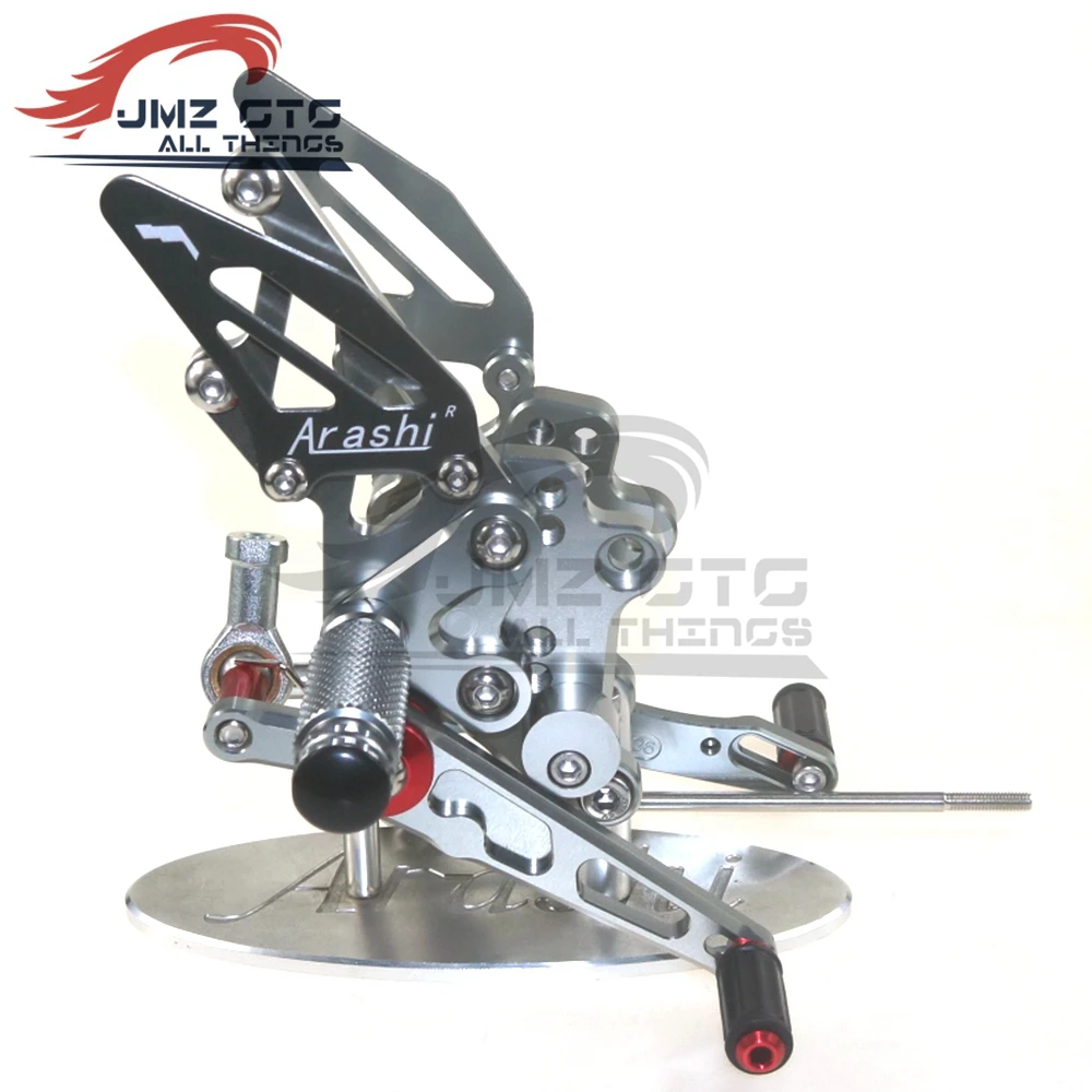 

Мотоцикл CNC регулируемый задний комплект Rearsets подставка для ног для KAWASAKI NINJA250R NINJA300 Z300 Z250 2013-2018