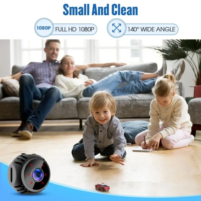 Mini 1080P Camera New WiFi IP Camera Smart Home Security IR Night Wireless Mini Camcorder Surveillance Wifi Camera APP Alarm old camcorders for sale