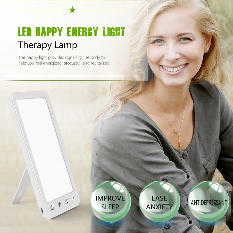 Led Sad Therapy Mood Desk Lamp Touch 5v Usb Timming Dimmable Seasonal Affective Disorder Therapy