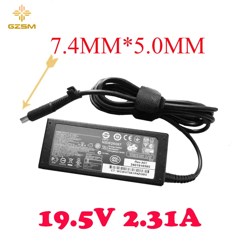 19 5 V 2.31A блок питания для ноутбука HP EliteBook 840 G1/J8U02UT 9470m D4Q42US # ABA адаптер HSTNN-DC35 696607-002
