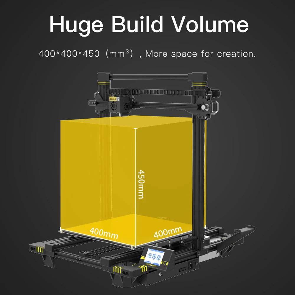 ANYCUBIC чугун 3D принтер DIY TFT автоматическое выравнивание impresora s экструдер двойная