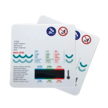 

10 Pcs Water Thermometer Card Water Temperature Measuring Card Home Bathing Tool for Baby Bathing Infant Bath Tub