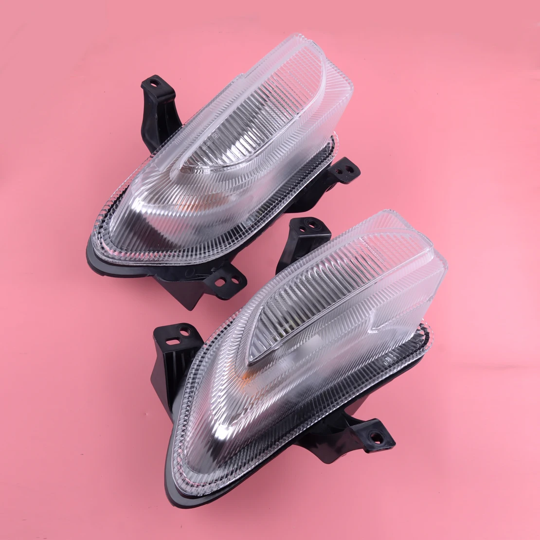 CITALL 2pcs LED Daytime Driving Running Fog Turn Signal Light Lamp Daylight DRL Fit for Jeep Renegade 2015 2016 2017 2018