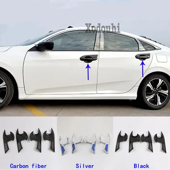 

Car Styling Cover Detector Sticker Frame Trim Door Handle Bowl Armrest Handrail For Honda Civic 10th Sedan 2019 2020 2021