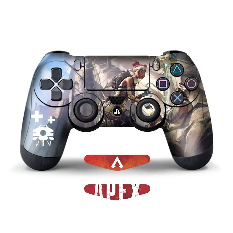 Данные лягушки наклейки на геймпады для ApexLegends джойстик скины для sony Playstation 4 контроллер для PS4 Slim Pro наклейки аксессуары - Цвет: 04