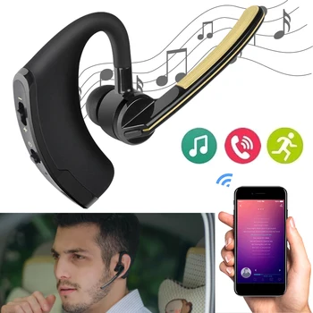 

Wireless Bluetooth Headset Bluetooth Earphone Business Headphones with Mic Handsfree for Driving Car Noise Canceling Headphone