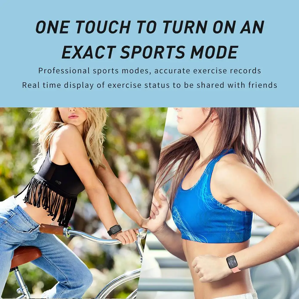 X2 1.3 Inch Color Screen Smart Bracelet Heart Rate Bluetooth 5.0IP68 Waterproof Weather Alarm Blood Pressure Monitoring Exercise