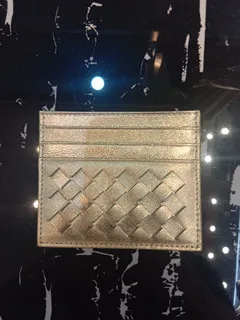 Модный чехол для паспорта Porte Carte. Обувь из натуральной кожи. Первый слой высочайшего качества. Сумка для кредитных карт - Цвет: Золотой