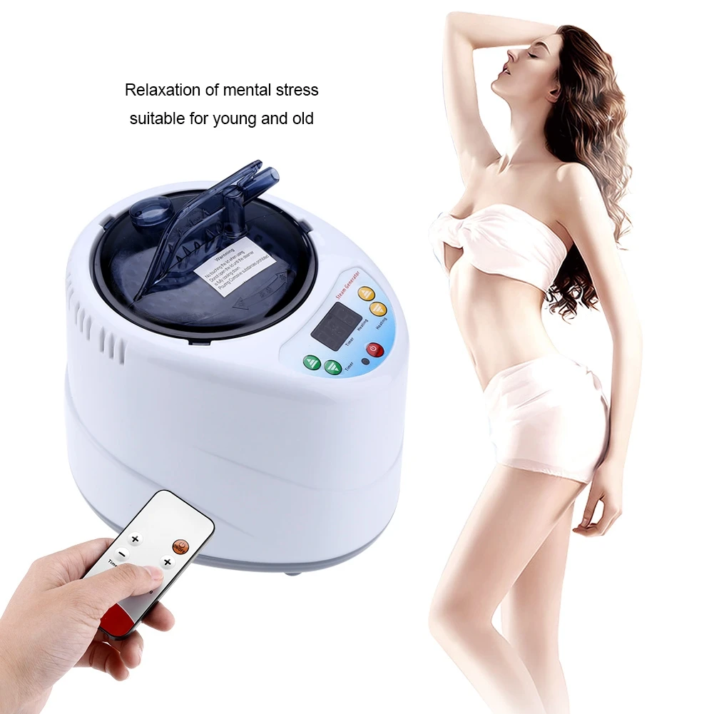 2L Home Steamer Fumigation Machine Home Steam Generator for Sauna Spa Tent Body Therapy For Smart Multifunction House Using