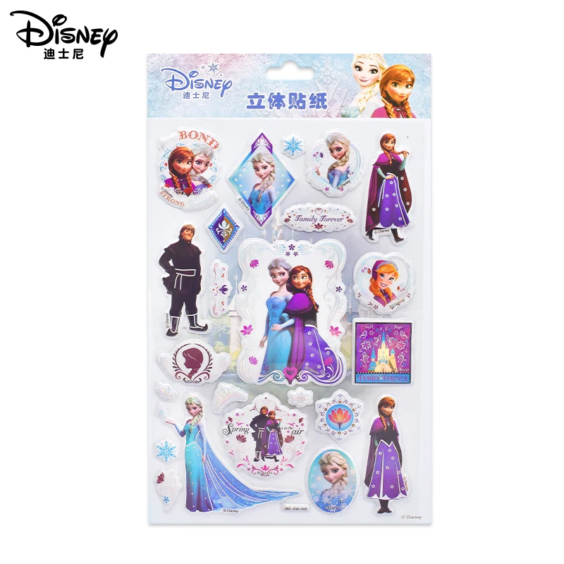 Disney Cartoon Cars Mickey Mouse Frozen Princess Bubble Sticker 3D Puffy Wall Sticker For Kids Gift Notebook Sticker Label Decor Disney Cartoon Cars Mickey Mouse Frozen Princess Bubble Sticker 3D Puffy Wall Sticker For Kids Gift Notebook Sticker Label Decor