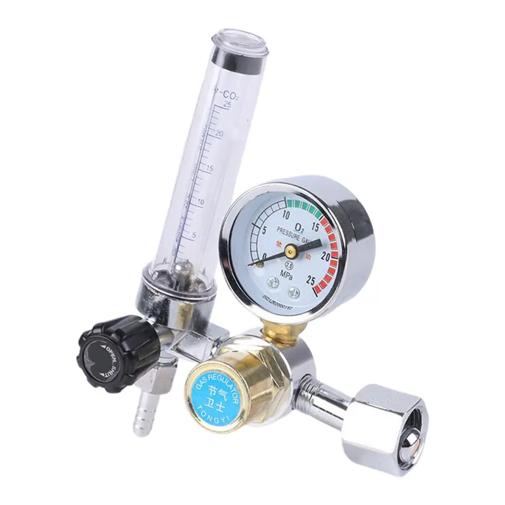 Argon CO2 Mig Tig Flow Meter Welding Weld Regulator Gauge Gas Pressure Reducer Gas welding Regulator Equipment