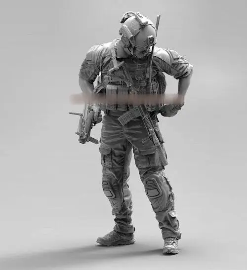 1/35 Resin Model Figure GK， Unassembled and unpainted kit 2