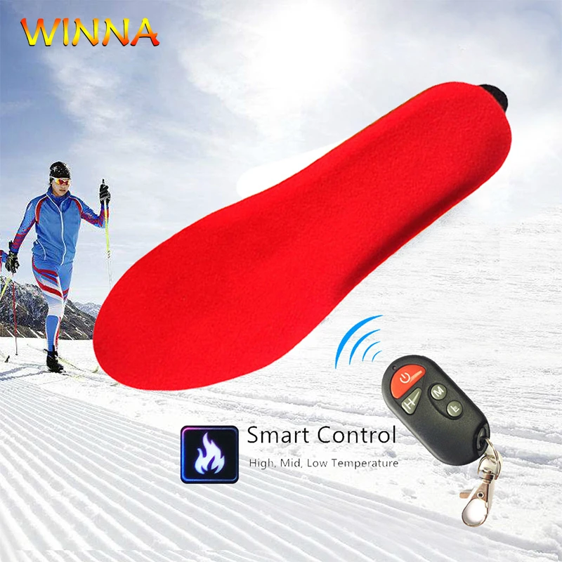 

[Promotion] Winter Warm Electric Heating Insoles with 1800mAh Battery Heated Shoe Insoles Pads for Skiing/Camping Cushion Insert