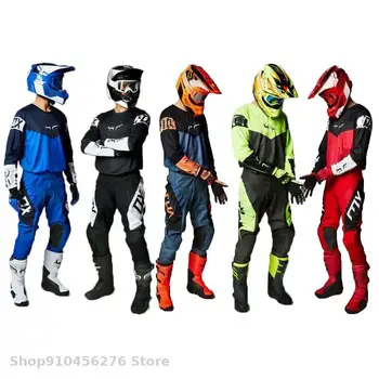 

2021 motocross jersey and pants racing ropa motocross Protective Gear for traje motocross mtb