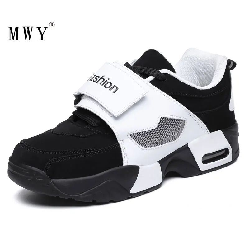 

MWY Winter Warm Sneakers Leather Casual Shoes Women Increased Trainers Plus Size Zapatillas Mujer Deportiva Shoes Platform