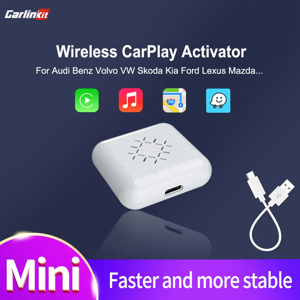 Carlinkit 3 0 Мини Carplay беспроводной ключ активатор для Mazda Toyota Audi benz все модели Box iOS