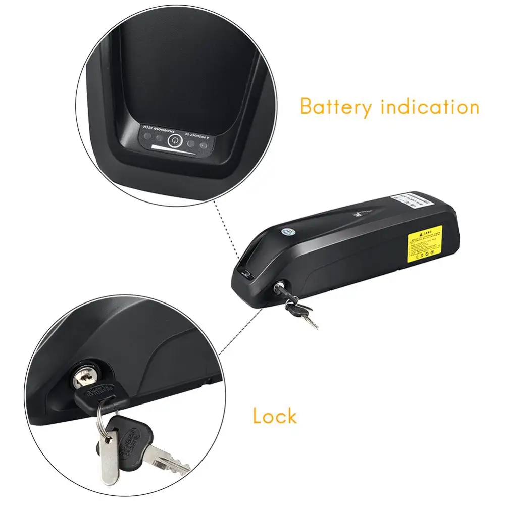 Excellent Ebike Battery Case 48v Battery 12.5ah 13ah 16ah Scooter Battery 36v 13ah 15ah Hailong  LG 18650 Electric Bike Battery + Charger 2
