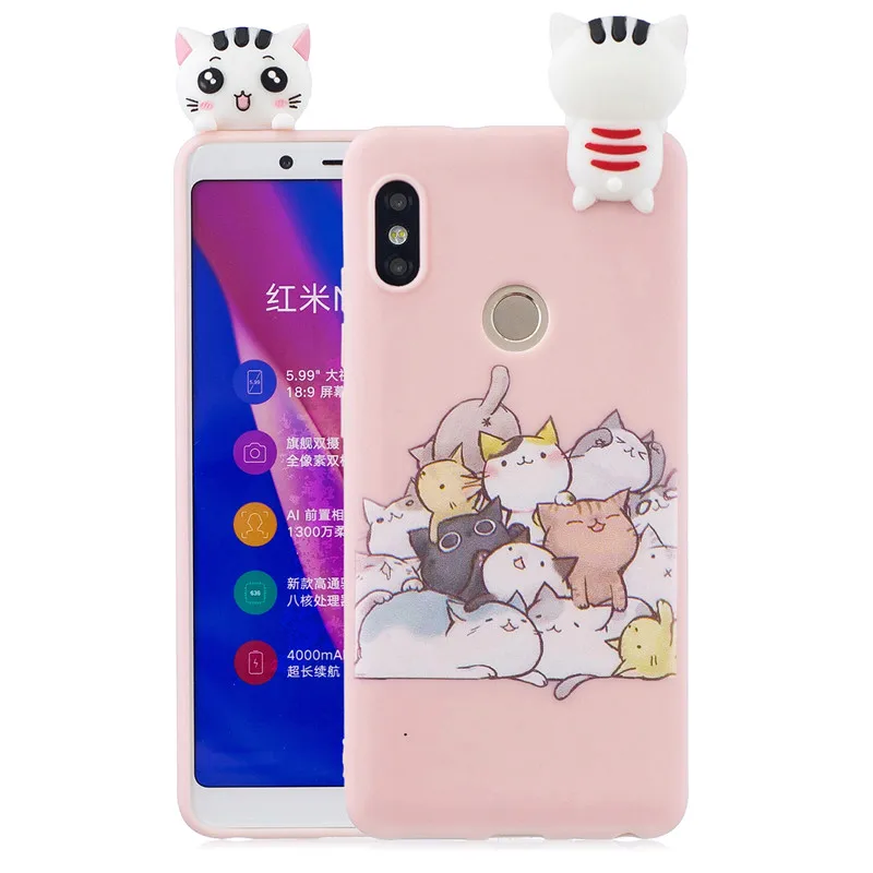 3D, панда, единорог, "Кролик", "Кошка чехол для Xiaomi Mi8 A1 A2 Lite Redmi 8 7 6 7A 8A 4X Note 8T Note 8 iPhone 7 6 Plus 5 iPad Pro 5A Redmi 5 Plus S2 чехол - Цвет: O