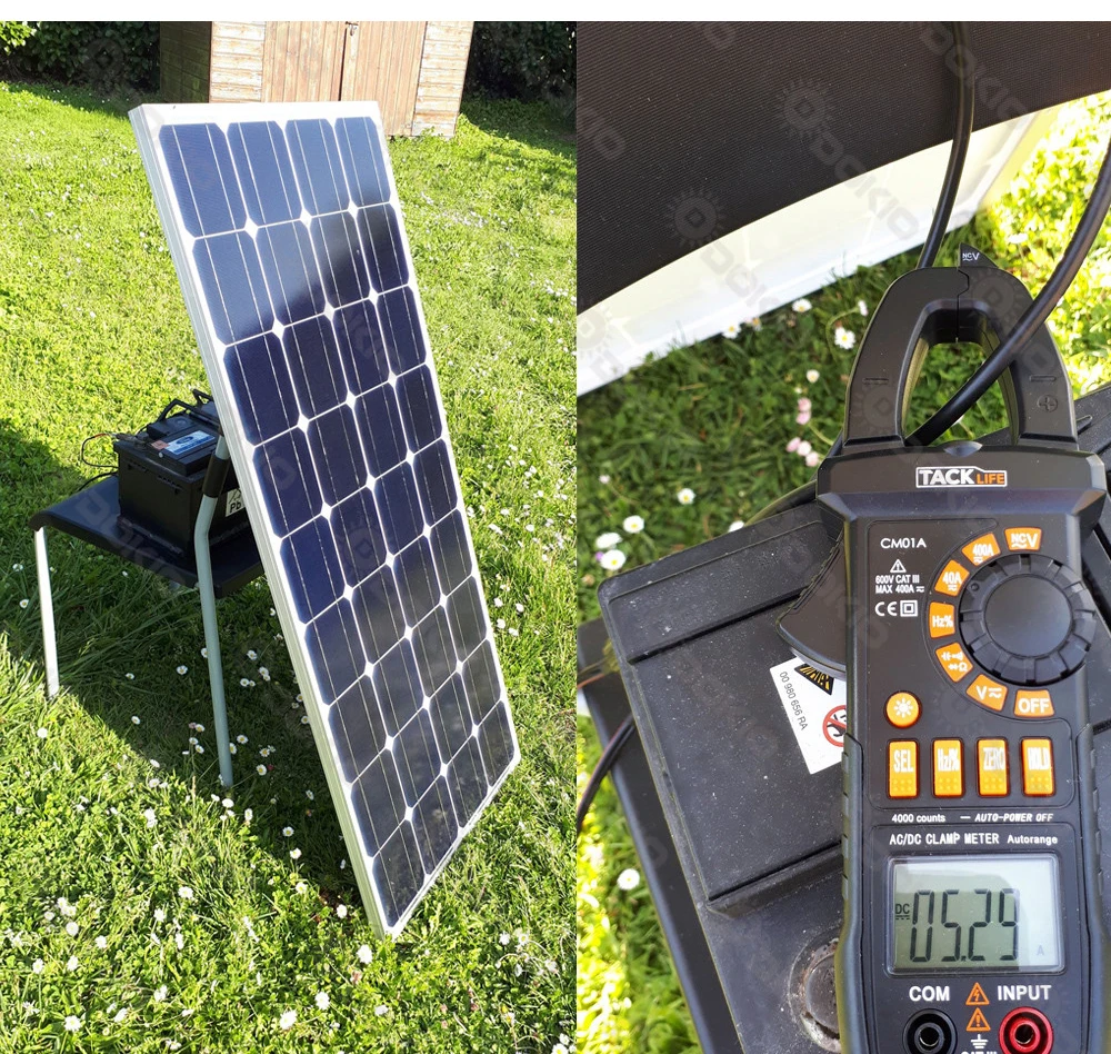 monocristalino 18v celulas solares silicio qualidade superior bateria solar carregador