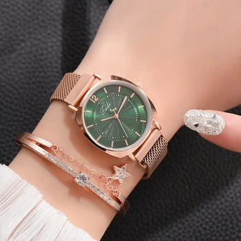 

Women Lady Quartz Movement Wrist Watch Round Dial Simple Gift Alloy Strap XIN-Shipping