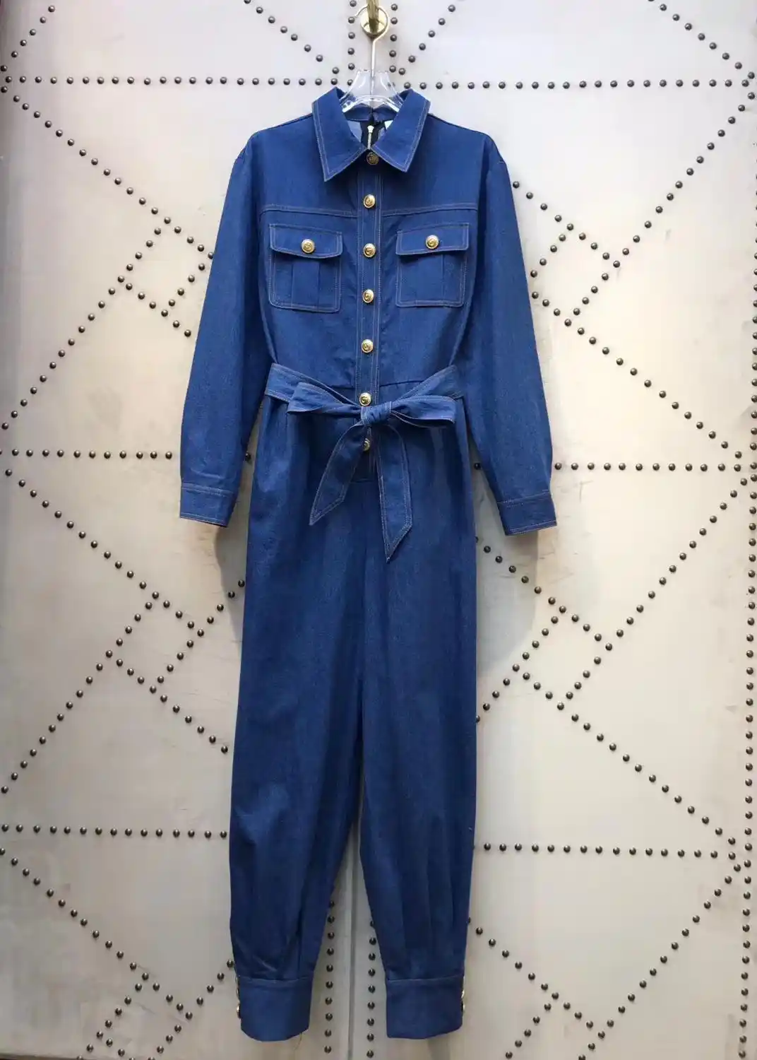 cotton overall jumpsuit