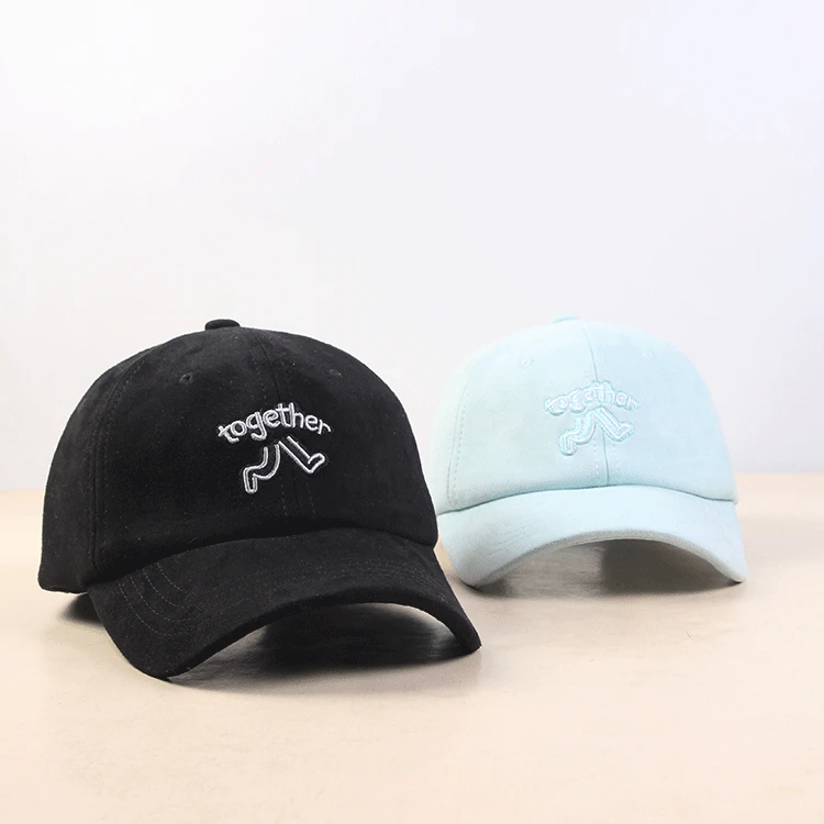 Замшевые мужские/женские бейсболки snapback вышивка грузовик папа кепки регулируемые летние кепки Японский Корейский простота пара
