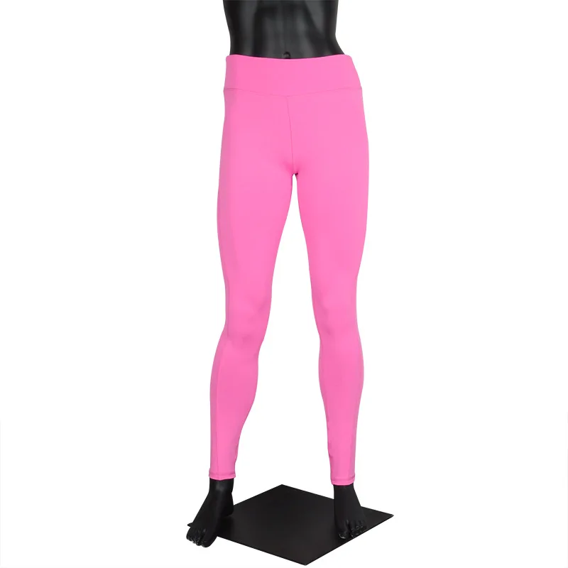 Pink Спортивная одежда для спортзала, Женские однотонные бесшовные леггинсы для фитнеса, женские спортивные штаны для йоги с высокой талией, спортивная одежда - Цвет: Pink