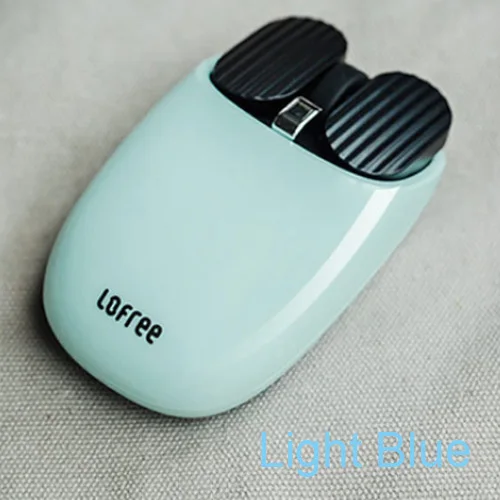 Синий Xiaomi Youpin LOFREE Беспроводная bluetooth-мышка 2,4G Bluetooth двухрежимный подключение жеста игра офисная компьютерная мышь для Windows - Цвет: Синий