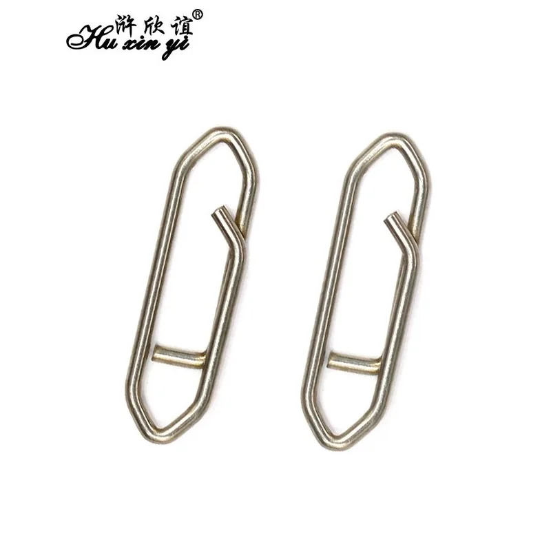 

HXY PCS50 SIZE(S M L) Stainless Steel pointed Fast Link Clip Snap Fishing Tackle Quick Change Lead Links Clips Accessories