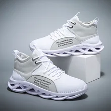 Осень стиль Чжун gao bang Повседневное спортивной обуви Для мужчин дышащие анти-скольжение креативная-обувь blade модные Для мужчин Мужская обувь