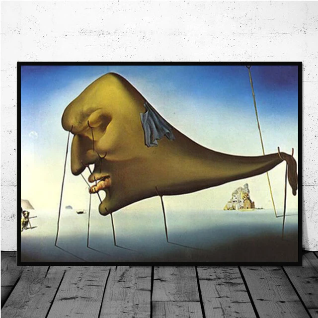 DIY Diamond Painting The Persistence of Memory By Salvador Dali Embroidery Full Round Cross Stitch Kits Mosaic Room Decoration 