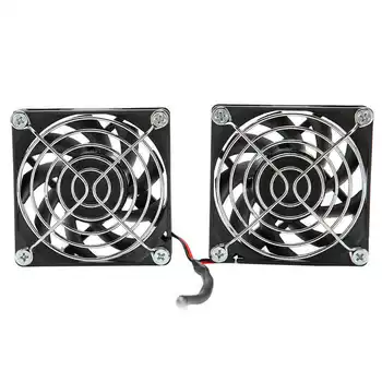 

5V USB Power Cooling Dual Fan Router Heat Dissipation Cooler for ASUS RT-AC68U AC86U EX6200 Tengda AC15 Hot Sale