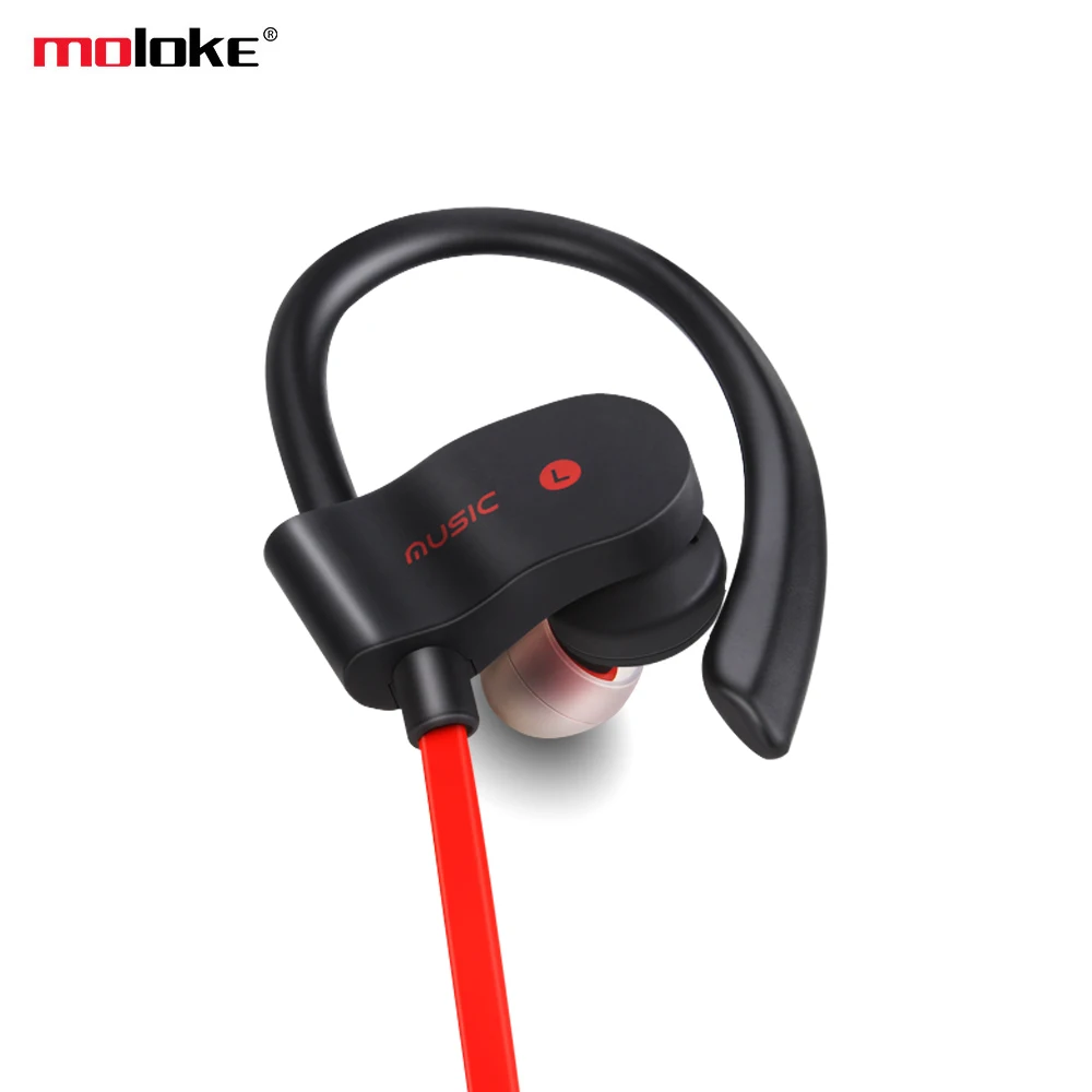 Moloke 56 S, Спортивная Bluetooth гарнитура, 5,0, беспроводные наушники, висячие, стерео, бинауральные, с эффектом сабвуфера, IPX5, водонепроницаемые