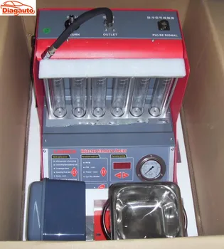 

Automotive Injector and Cleaner Enquipment CNC-602A Launch original CNC602A Injector Cleaner & Tester 6 jars English Panel 220v