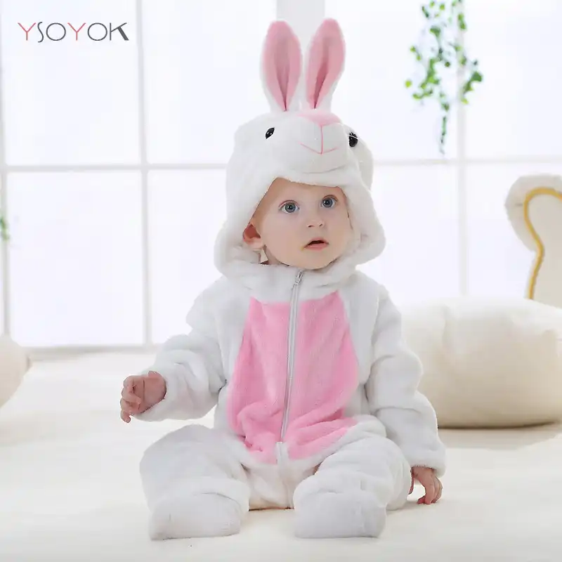 Baby Rompers Boys Girls Clothes New Born Baby Costume Jumpsuit Infant Onesie Winter Rabbit Pajamas Roupas De Bebe Recem Nascido Rompers Aliexpress