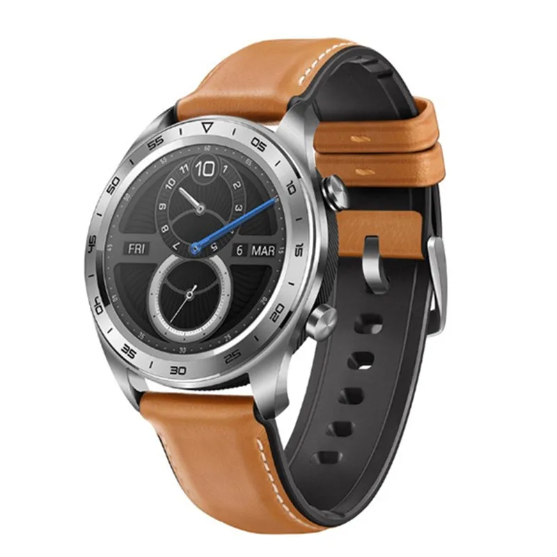 Huawei Honor Watch Волшебные Смарт-часы NFC GPS трекер сердечного ритма трекер сна рабочий 7 дней напоминание о сообщениях 5ATM водонепроницаемый