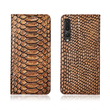 

Natural leather mobile phone cases credit card slot holder for Huawei P20 Pro/Huawei P20/Huawei P20 Lite phone cover coque funda