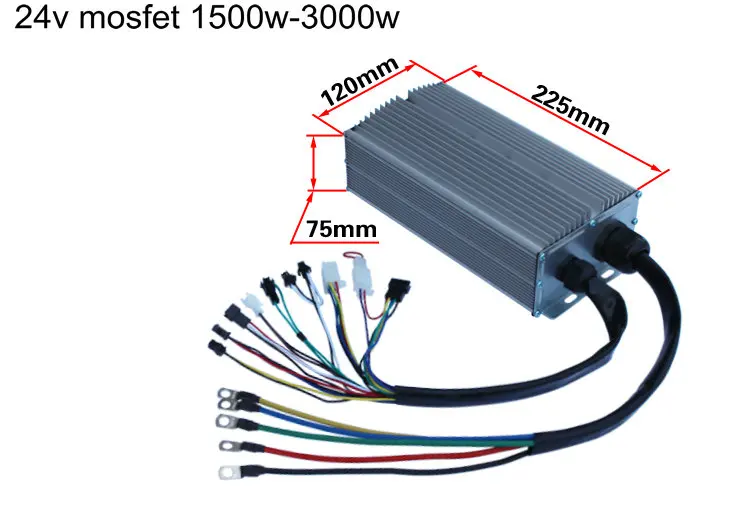 24v36v48v60v 1500 Вт 3000 BLDC контроллер и ЖК дисплей с дроссельной заслонки переключения