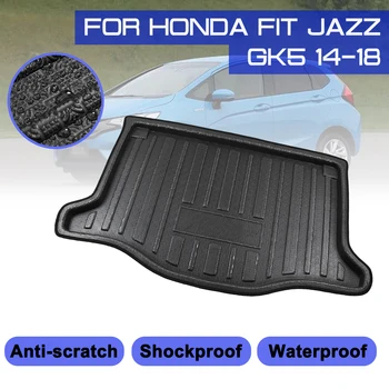 

For Honda FIT JAZZ GK5 2014 2015 2016 2017 2018 Car Rear Trunk Boot Mat Waterproof Floor Mats Carpet Anti Mud Tray Cargo Liner