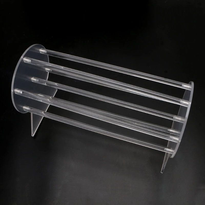 Titular da Faixa Limpar Organizador Acrílico Cabelo Acessório Jóias Armazenamento Display 5 Cheap Display e embalagem p joias