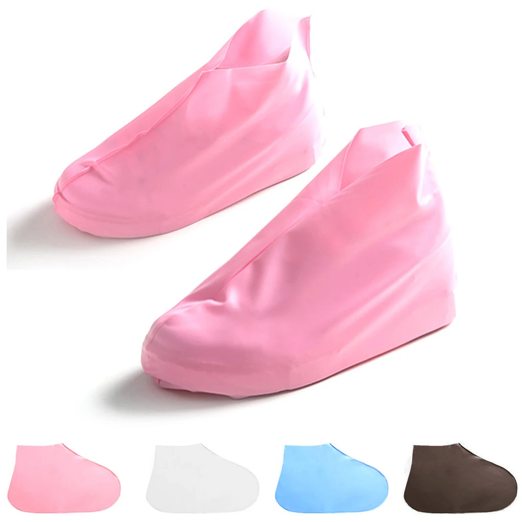 Anti-slip Reusable TPU Shoe Covers Waterproof Rain Boot  Unisex Shoes Rain Cover Accessories