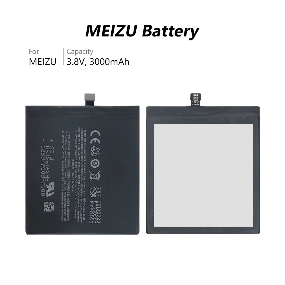 Новинка 3 8 V BT53 3000mAh литий ионная литиевая батарея для Meizu Pro 6 M570C M570M M570Q M570H BT53s
