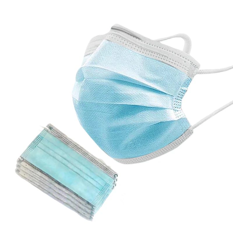 

50pcs Disposable Face Mask Batch Kawaii Mouth Mask Surgical Masks Disposable Anti Pollut Anti-smog Dust Reusable Virus Mask