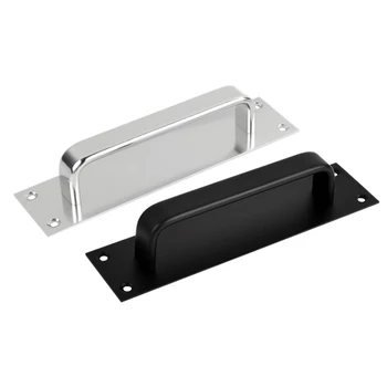 

New Sliding Door Handle Fire Toilet Door Pull Plate Push Aluminum Alloy Fire Door Security Door Bathroom Handle No Fading