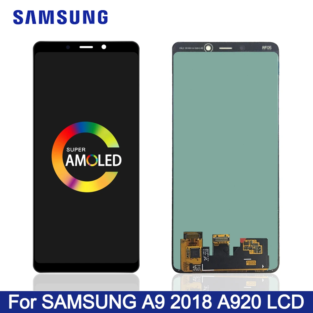6,3 ''AMOLED для SAMSUNG Galaxy A9 ЖК-дисплей сенсорный экран A920 ЖК A9S A9 Star Pro SM-A920F/DS A920F