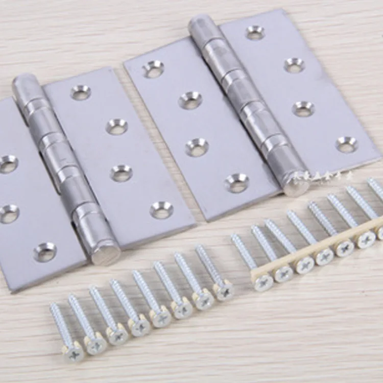 

Stainless Steel Door Hinge 4-Inch Leading Stainless Steel Hinge Wooden Doors Casement Hinge Two Piece of Price