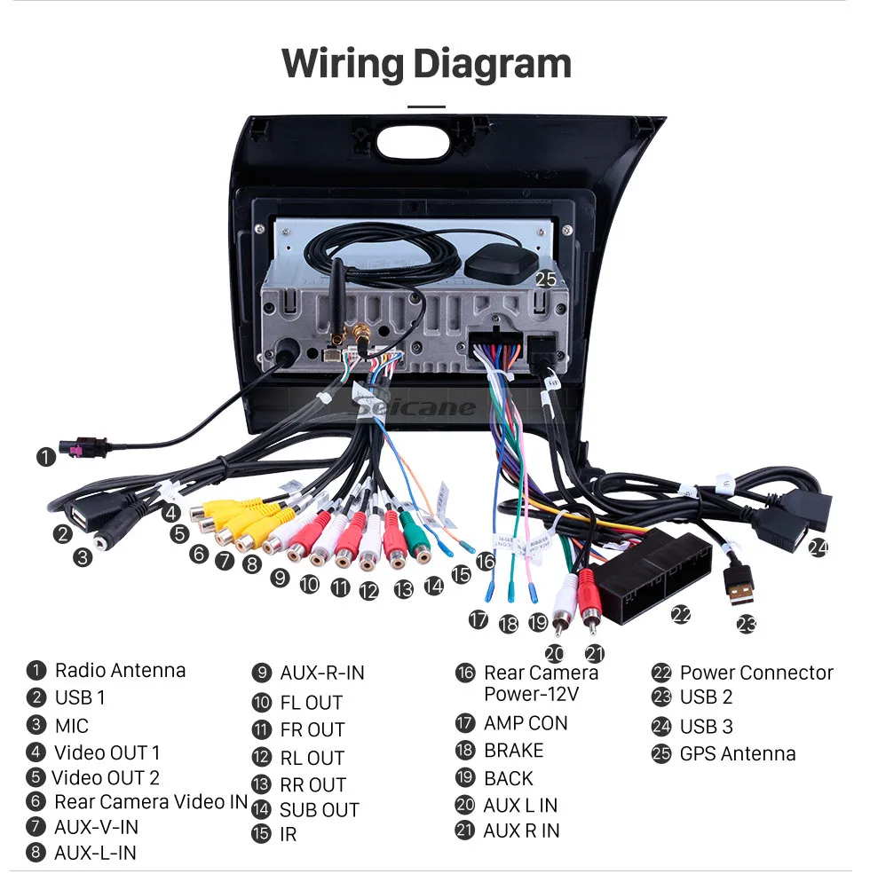 Flash Deal Seicane Android 9.0 IPS 8-CORE 9 inch Car Radio for 2013 2014 2015 2016 Kia k3 GPS Navigation support OBD2 TPMS Rearview Camera 17