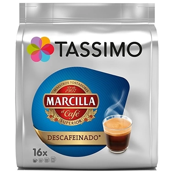 TASSIMO MARCILLA DESCAFEINADO 5 PACK - 80 capsulas