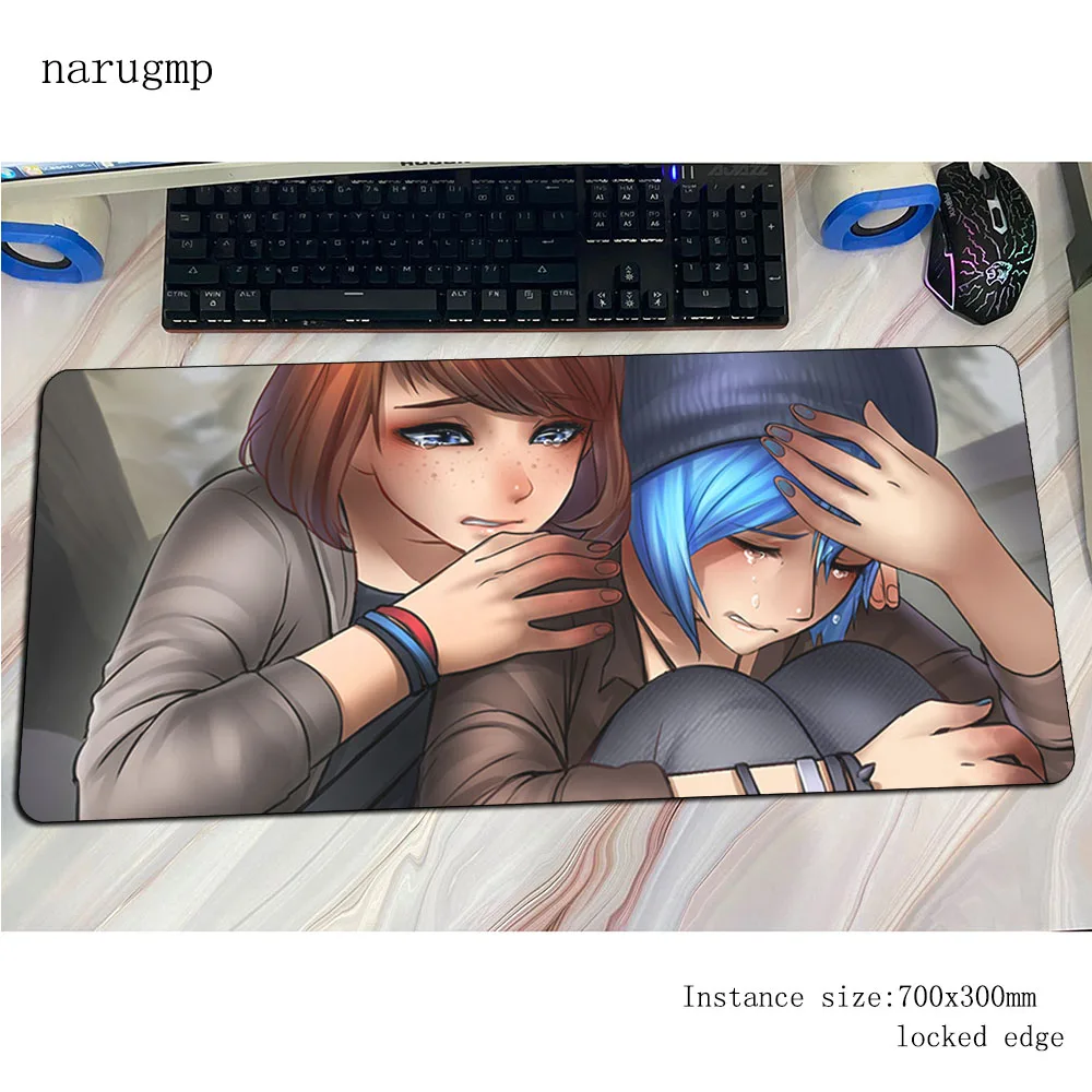 Необычный игровой коврик для мыши Life Is 800x300x3 мм великолепный Настольный ноутбука