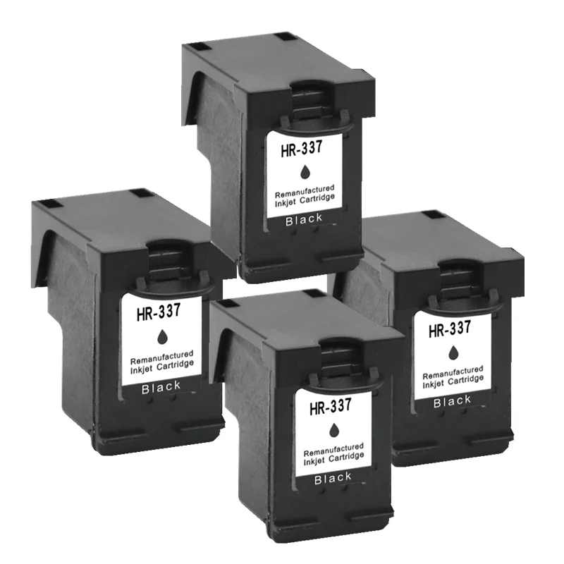 4 BLACK Чернильный картридж для 337 XL HP337 C9364E Officejet 6301 6304 6305 6307 6308 6310 6310v 6310xi 6313 6315 6318 H470 H470b принтер - Цвет: 4 BLACK